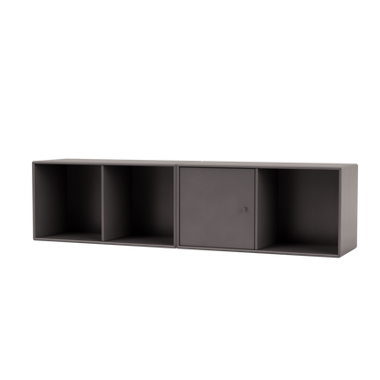 Buffet Line par Peter J. Lassen, laque 35 Coffee, suspendu au mur, packshot Montana