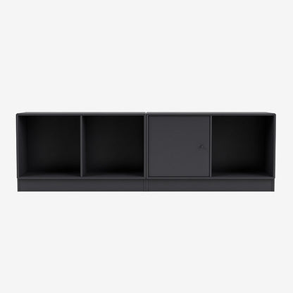 Buffet Line par Peter J. Lassen - Montana-04 Anthracite-Plinthe h 7cm-The Woods Gallery