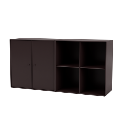 Buffet Pair par Peter J. Lassen, laque 160 Balsamic, suspendu au mur, packshot Montana