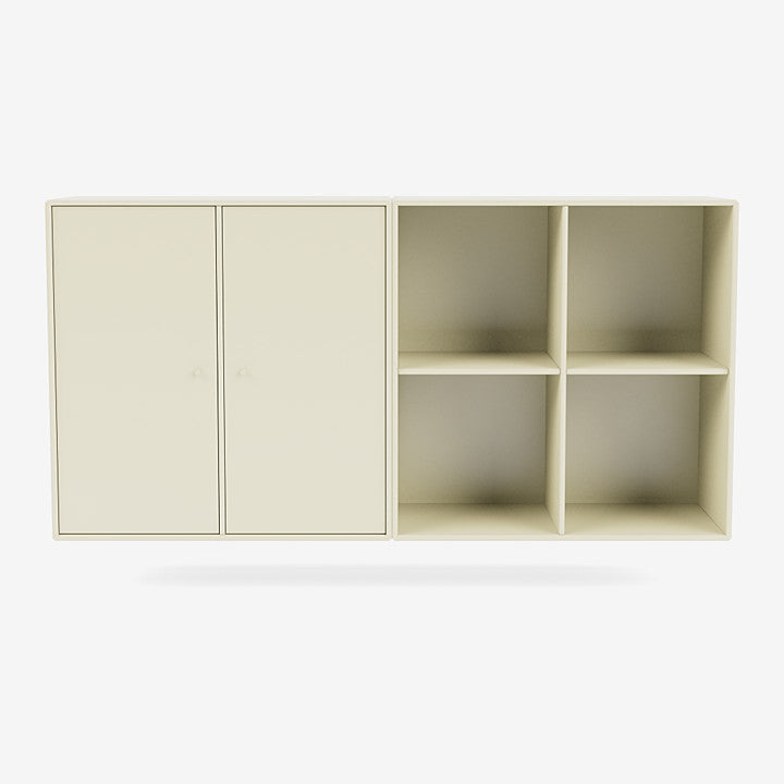 Buffet Pair par Peter J. Lassen - Montana-150 Vanilla-Avec rail de suspension-The Woods Gallery