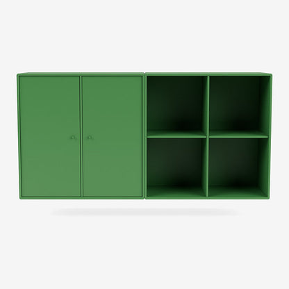 Buffet Pair par Peter J. Lassen - Montana-152 Parsley-Avec rail de suspension-The Woods Gallery