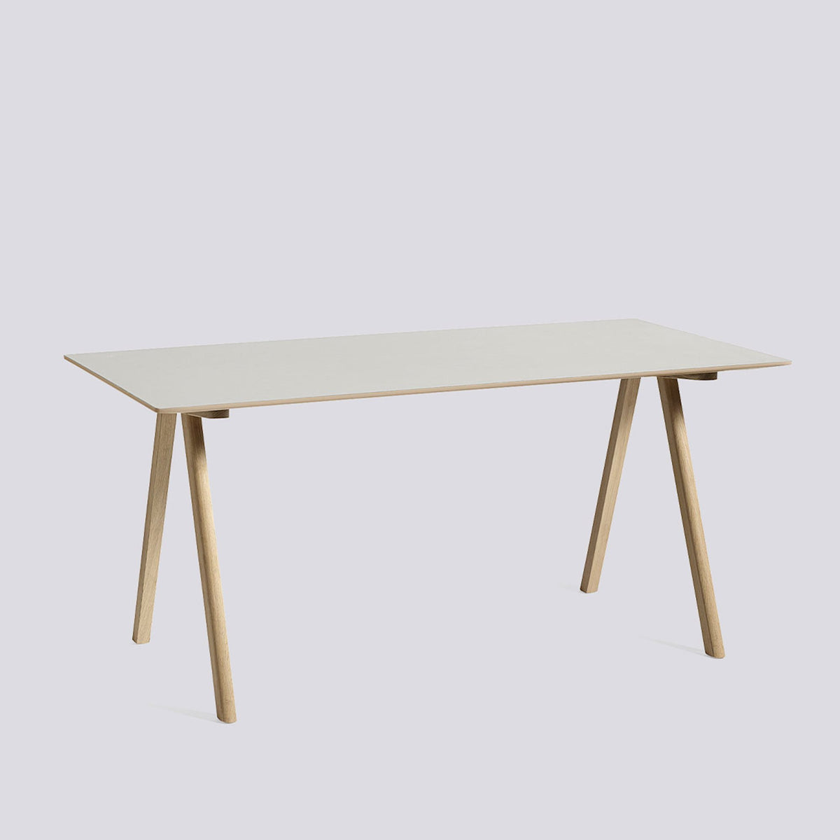 Bureau CPH 10 de Ronan et Erwan Bouroullec - Hay-Chêne massif laqué, plateau linoléum blanc cassé-The Woods Gallery