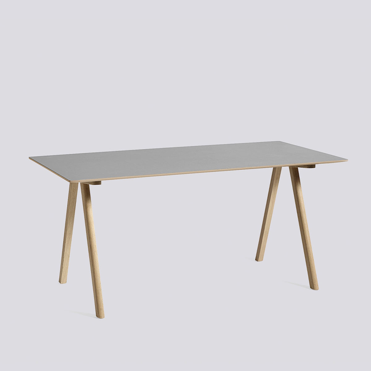 Bureau CPH 10 de Ronan et Erwan Bouroullec - Hay-Chêne massif laqué, plateau linoléum gris-The Woods Gallery