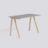 Bureau CPH 90 de Ronan et Erwan Bouroullec - Hay-Chêne massif laqué, plateau linoléum gris-The Woods Gallery
