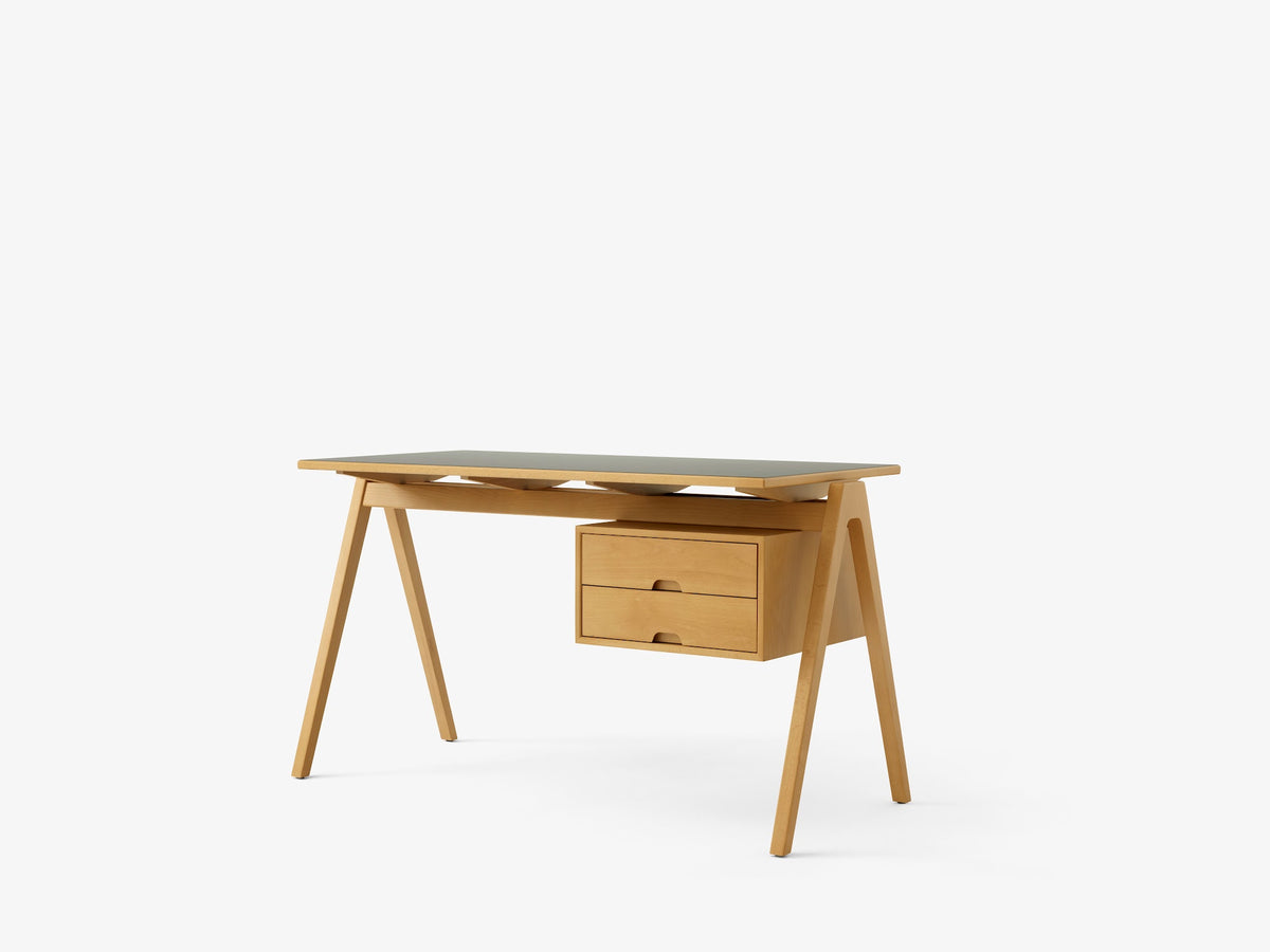 Bureau Daystak RD3 de Robin Day - &amp;Tradition-Stratifié Fenix Verde Comodoro-The Woods Gallery
