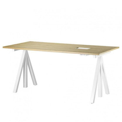 Bureau ajustable String Works - String Furniture-L 120-Blanc-The Woods Gallery