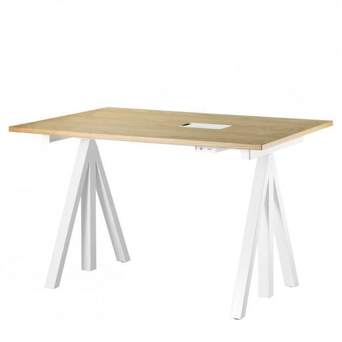 Bureau ajustable String Works - String Furniture-L 120-Blanc-The Woods Gallery