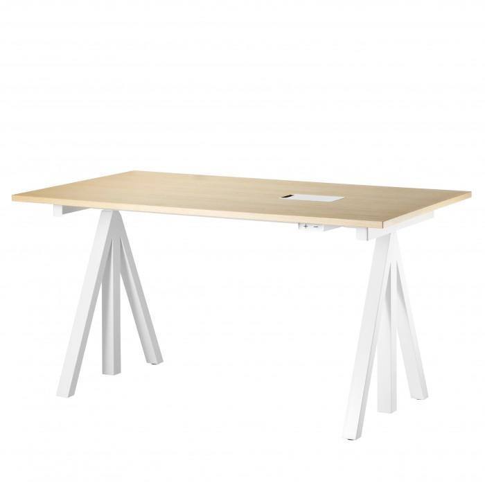 Bureau ajustable String Works - String Furniture-L 120-Blanc-The Woods Gallery