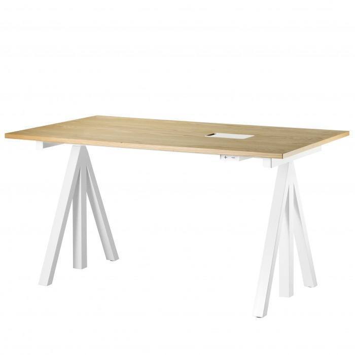 Bureau ajustable String Works - String Furniture-L 120-Blanc-The Woods Gallery