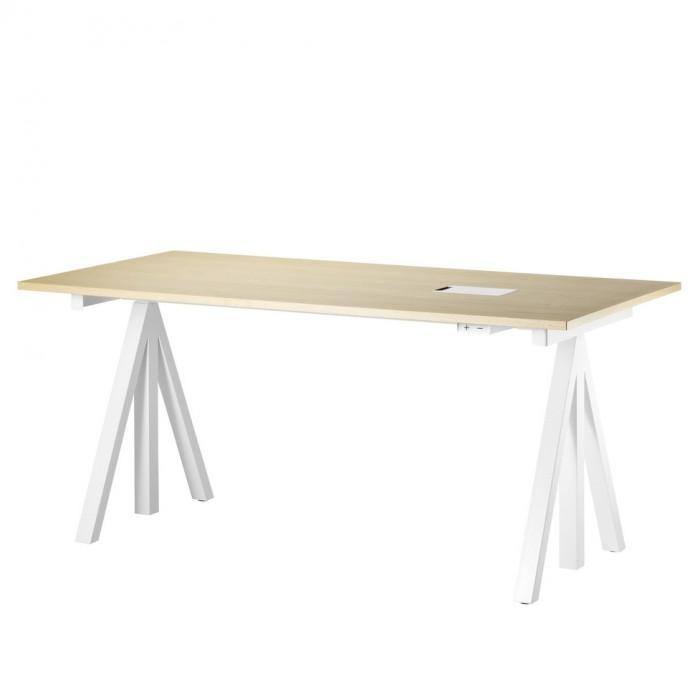Bureau ajustable String Works - String Furniture-L 120-Blanc-The Woods Gallery
