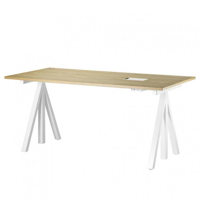 Bureau ajustable String Works - String Furniture-L 120-Blanc-The Woods Gallery
