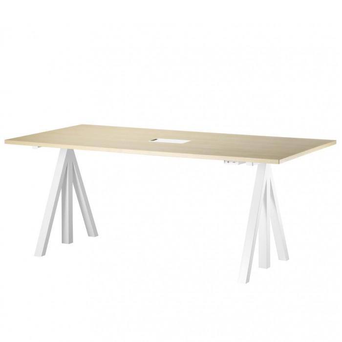 Bureau ajustable String Works - String Furniture-L 120-Blanc-The Woods Gallery