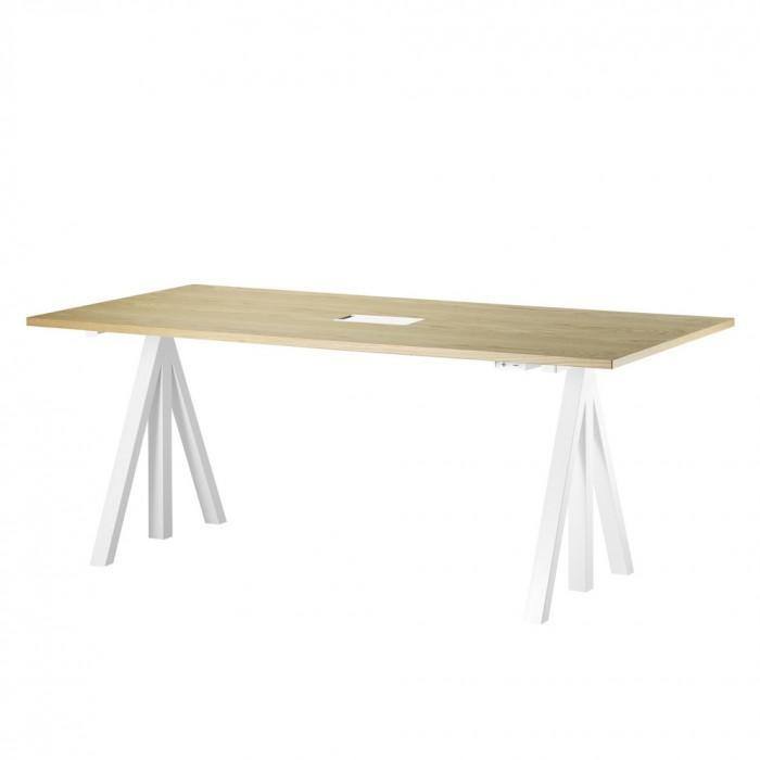 Bureau ajustable String Works - String Furniture-L 120-Blanc-The Woods Gallery