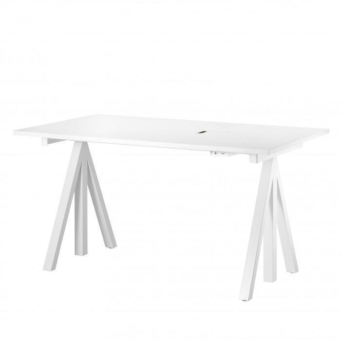 Bureau ajustable String Works - String Furniture-L 140-Blanc-The Woods Gallery