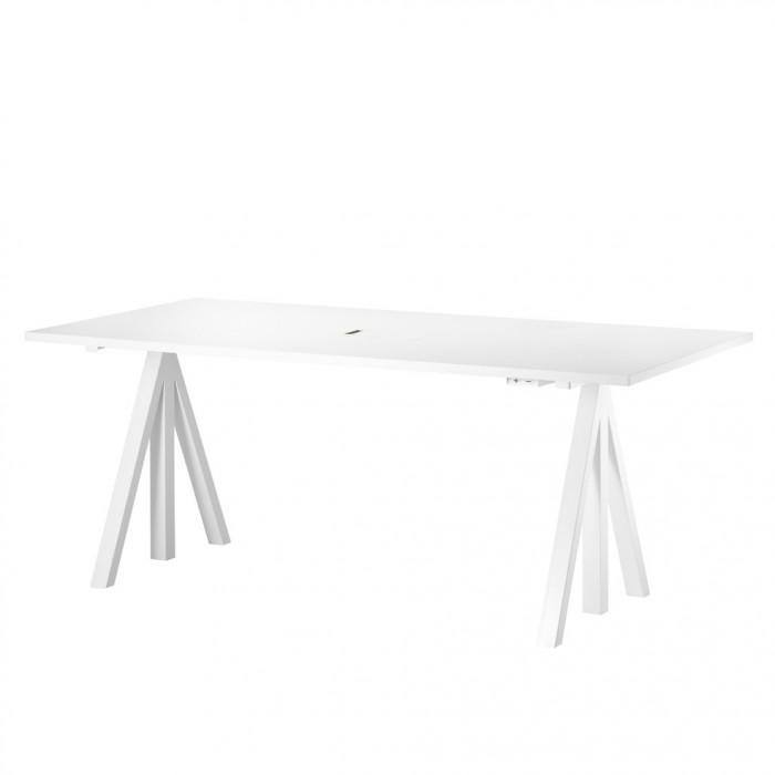 Bureau ajustable String Works - String Furniture-L 180-Blanc-The Woods Gallery