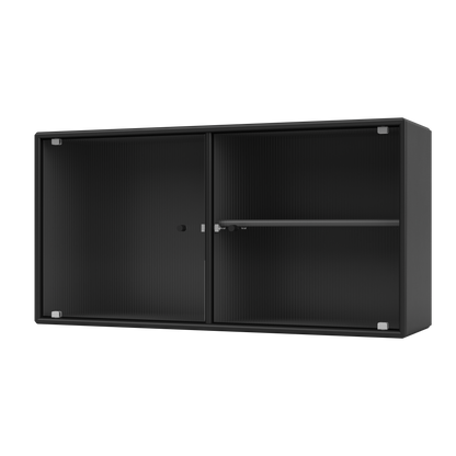 Cabinet Ripple I par Peter J. Lassen, laque 05 Black, packshot Montana