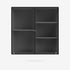 Cabinet Ripple II par Peter J. Lassen - Montana-04 Anthracite-Avec rail de suspension-The Woods Gallery