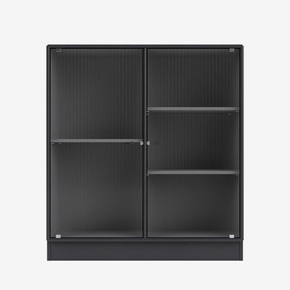Cabinet Ripple II par Peter J. Lassen - Montana-04 Anthracite-Plinthe h 7cm-The Woods Gallery