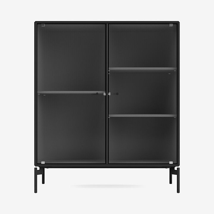 Cabinet Ripple II par Peter J. Lassen - Montana-05 Black-Pieds h 12.6cm-The Woods Gallery