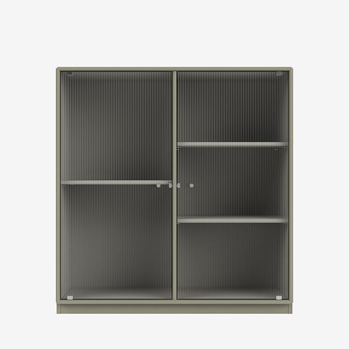 Cabinet Ripple II par Peter J. Lassen - Montana-144 Fennel-Plinthe h 3cm-The Woods Gallery