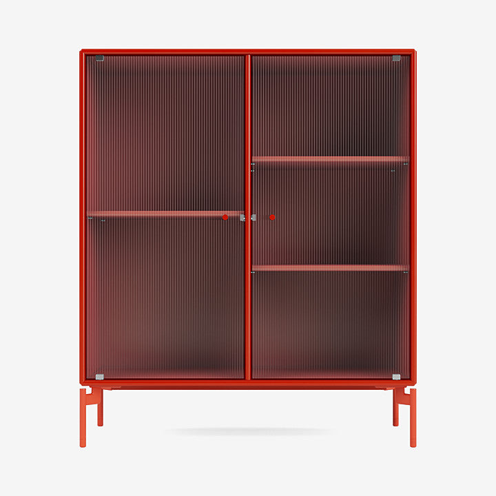 Cabinet Ripple II par Peter J. Lassen - Montana-145 Rosehip-Pieds h 12.6cm-The Woods Gallery
