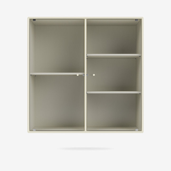 Cabinet Ripple II par Peter J. Lassen - Montana-150 Vanilla-Avec rail de suspension-The Woods Gallery