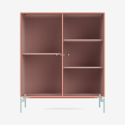 Cabinet Ripple II par Peter J. Lassen - Montana-151 Rhubarb-Pieds h 12.6cm-The Woods Gallery
