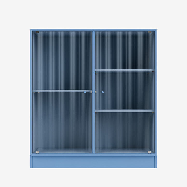 Cabinet Ripple II par Peter J. Lassen - Montana-154 Azure-Plinthe h 7cm-The Woods Gallery