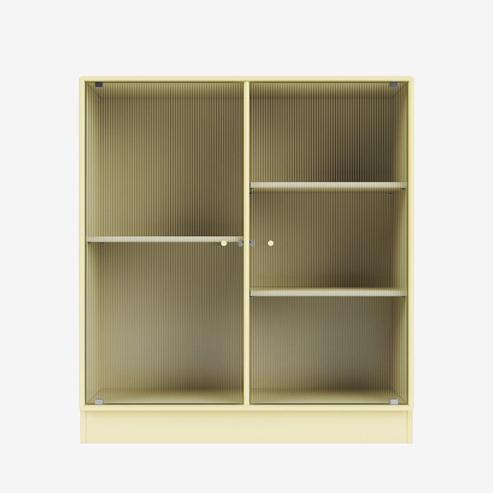 Cabinet Ripple II par Peter J. Lassen - Montana-159 Camomile-Plinthe h 7cm-The Woods Gallery