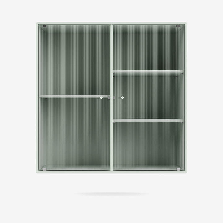 Cabinet Ripple II par Peter J. Lassen - Montana-161 Mist-Avec rail de suspension-The Woods Gallery