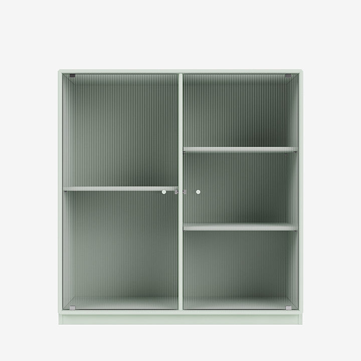 Cabinet Ripple II par Peter J. Lassen - Montana-161 Mist-Plinthe h 3cm-The Woods Gallery