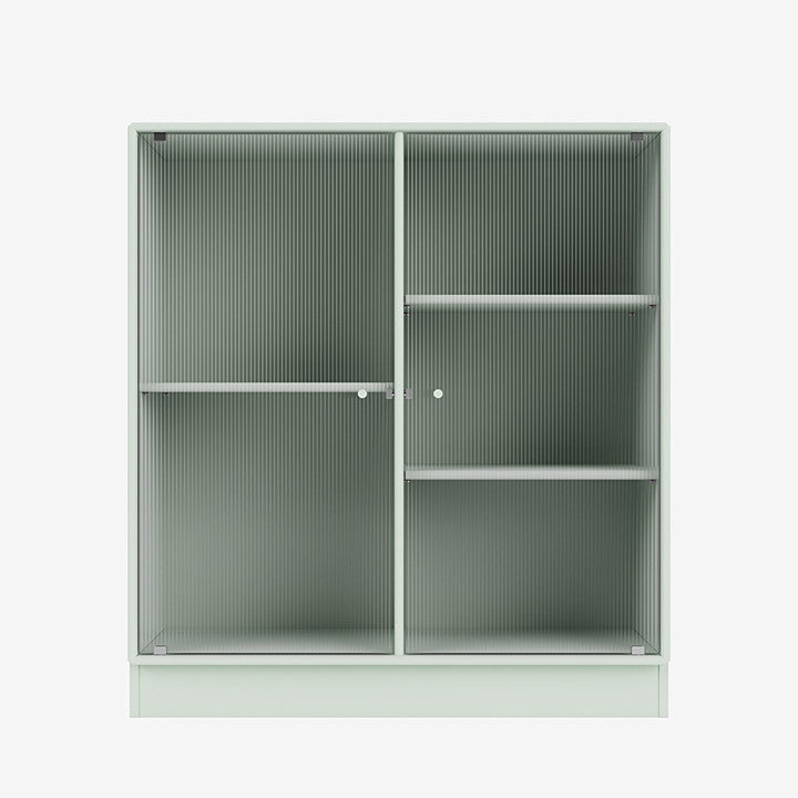 Cabinet Ripple II par Peter J. Lassen - Montana-161 Mist-Plinthe h 7cm-The Woods Gallery