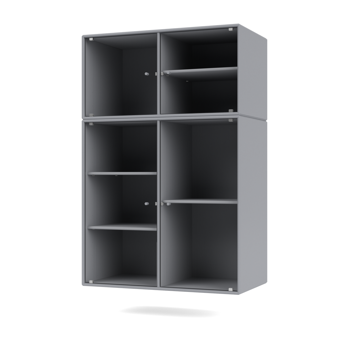Cabinet Ripple III par Peter J. Lassen, laque 100 Graphic, suspendu au mur, packshot Montana