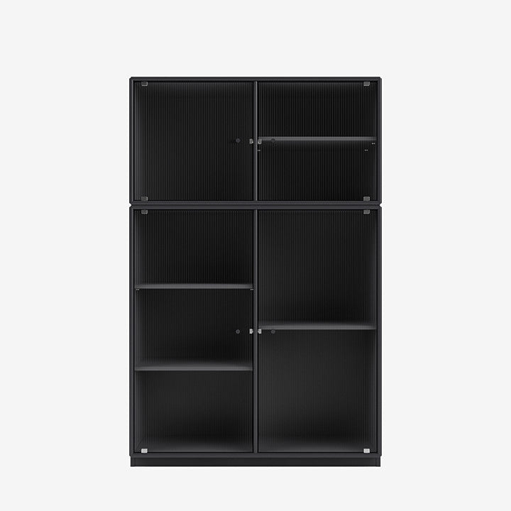 Cabinet Ripple III par Peter J. Lassen - Montana-04 Anthracite-Plinthe h 3cm-The Woods Gallery