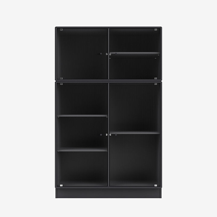 Cabinet Ripple III par Peter J. Lassen - Montana-04 Anthracite-Plinthe h 7cm-The Woods Gallery