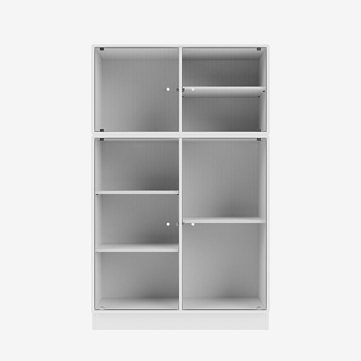 Cabinet Ripple III par Peter J. Lassen - Montana-101 New White-Plinthe h 7cm-The Woods Gallery