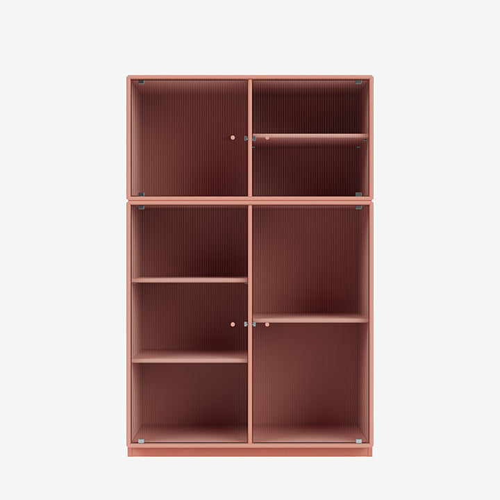 Cabinet Ripple III par Peter J. Lassen - Montana-151 Rhubarb-Plinthe h 3cm-The Woods Gallery