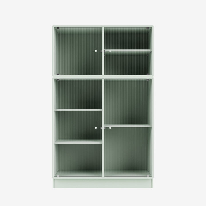 Cabinet Ripple III par Peter J. Lassen - Montana-161 Mist-Plinthe h 7cm-The Woods Gallery