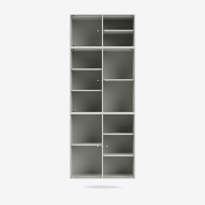 Cabinet Ripple IV par Peter J. Lassen - Montana-09 Nordic-Avec rail de suspension-The Woods Gallery