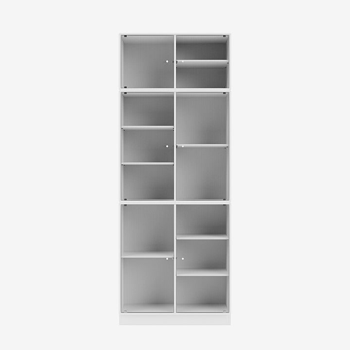 Cabinet Ripple IV par Peter J. Lassen - Montana-101 New White-Plinthe h 7cm-The Woods Gallery
