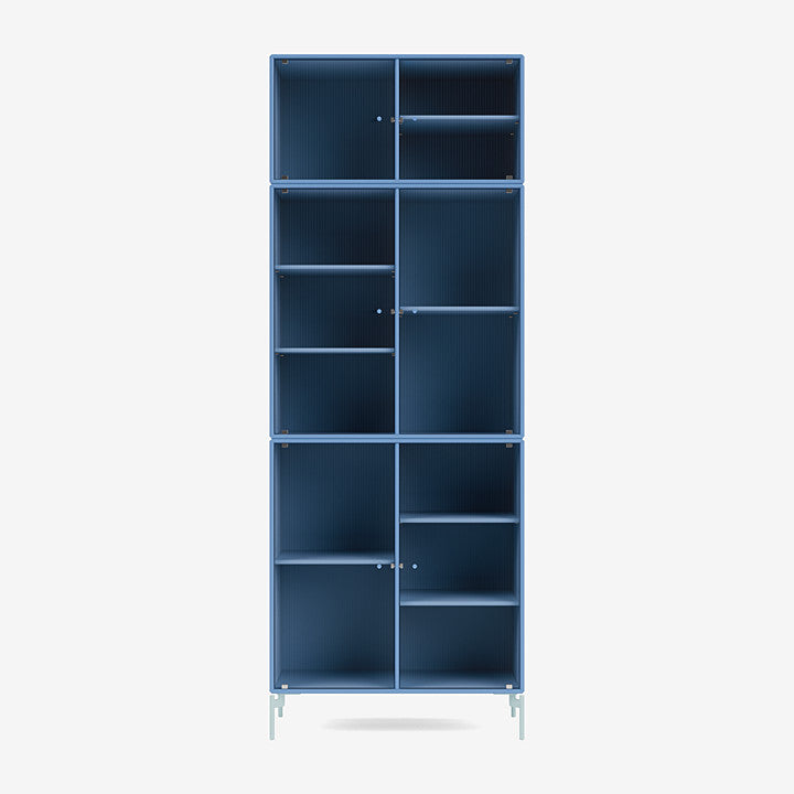 Cabinet Ripple IV par Peter J. Lassen - Montana-154 Azure-Pieds h 12.6cm-The Woods Gallery