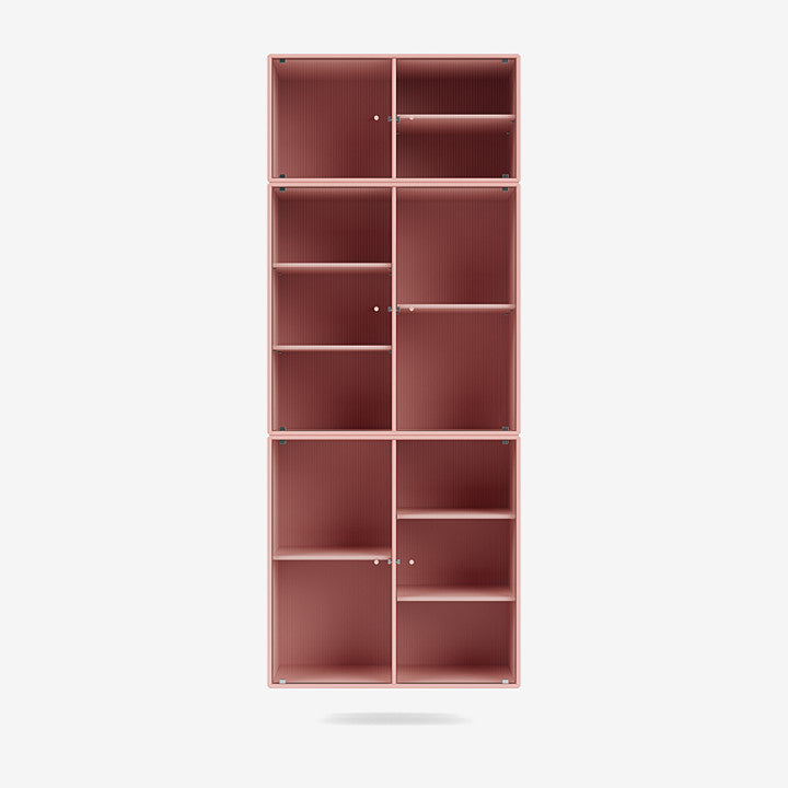 Cabinet Ripple IV par Peter J. Lassen - Montana-167 Ruby-Avec rail de suspension-The Woods Gallery
