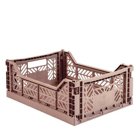 Caisse pliable MIDI - Ay-Kasa-Taupe-The Woods Gallery