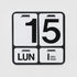 Calendrier Formosa par Enzo Mari - Danese Milano-Noir-Allemand-The Woods Gallery