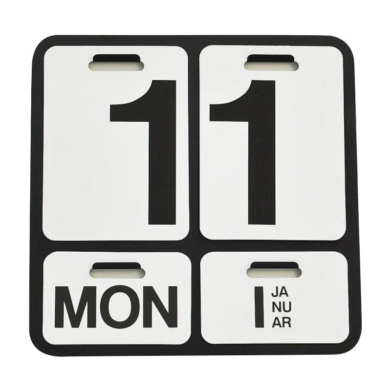 Calendrier Formosa par Enzo Mari - Danese Milano-Noir-Italien-The Woods Gallery