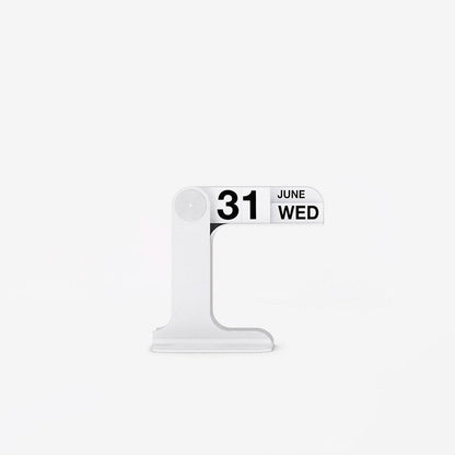 Calendrier Timor par Enzo Mari - Danese Milano-Blanc-Anglais-The Woods Gallery