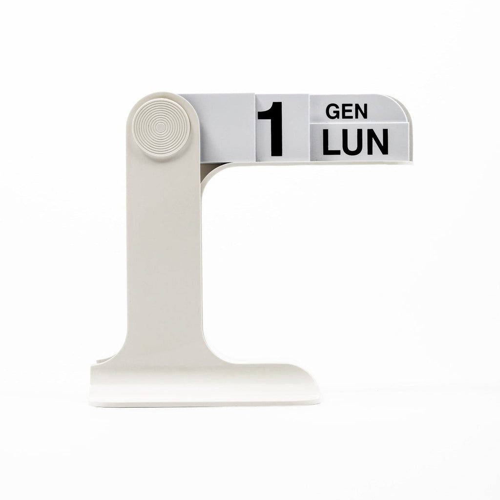 Calendrier Timor par Enzo Mari - Danese Milano-Noir-Anglais-The Woods Gallery