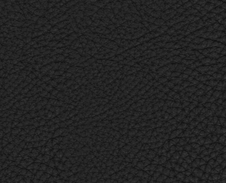 Canapé "2" Grand Confort - en cuir, petit modèle, deux places - Cassina-Structure laquée Bleu clair-Cuir Noir-The Woods Gallery