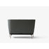 Canapé 2 places Cloud LN6 dossier haut de Luca Nichetto - &Tradition-Chrome-Tissu groupe 1-The Woods Gallery