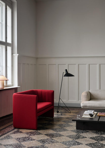 Canapé 2 places Loafer SC25 de Space Copenhagen - &amp;Tradition-Tissu groupe 1-The Woods Gallery